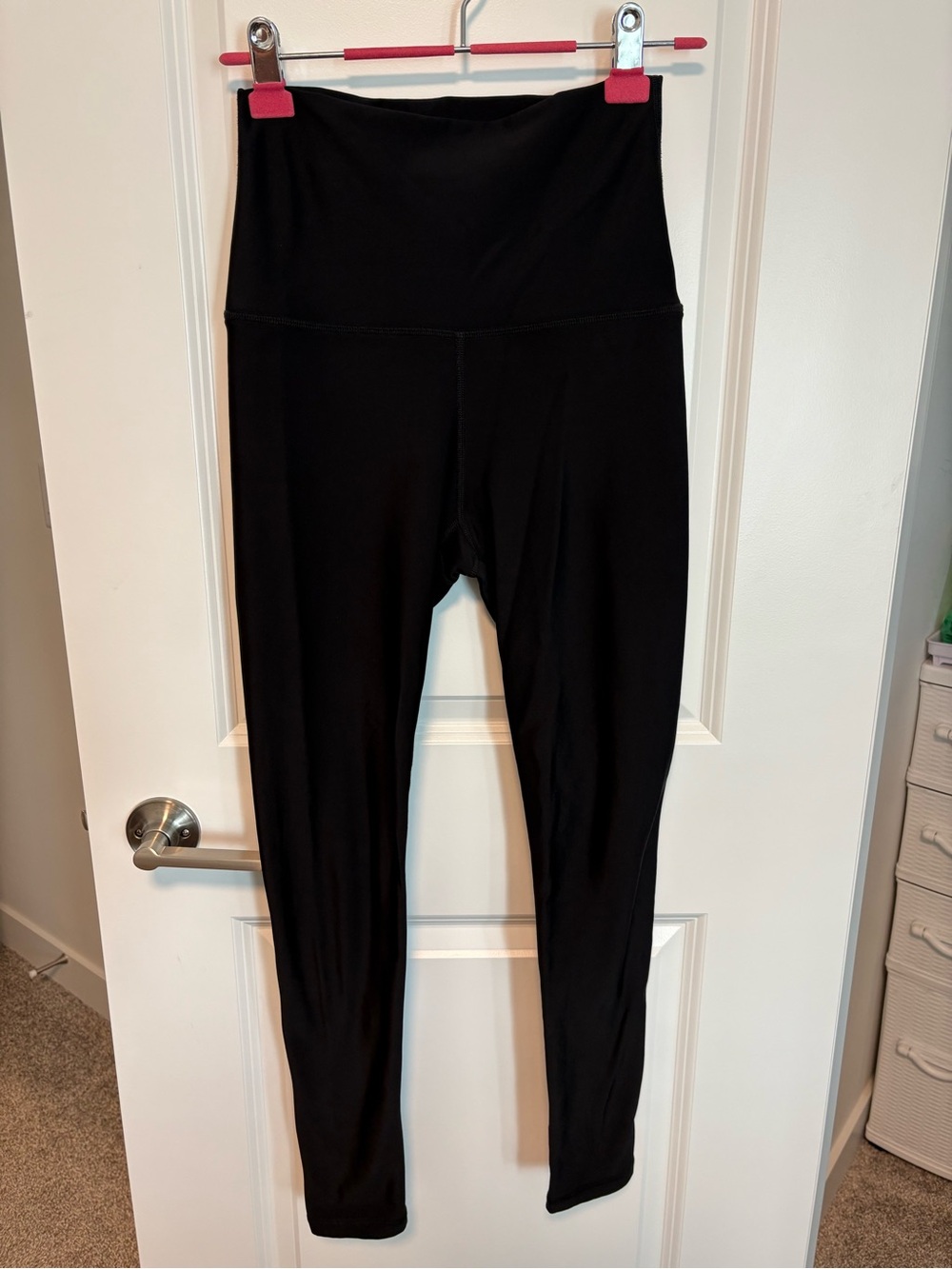 Sz L Silver Icing Fleece Lined Leggings